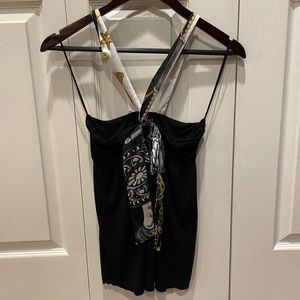Express Halter top with silky straps